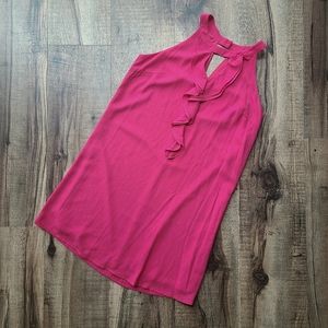 Skies are Blue Ruffle Shift Dress